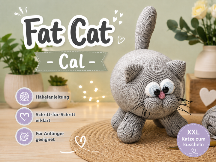 Fat Cat CAL – Wir häkeln gemeinsam eine XXL-Katze