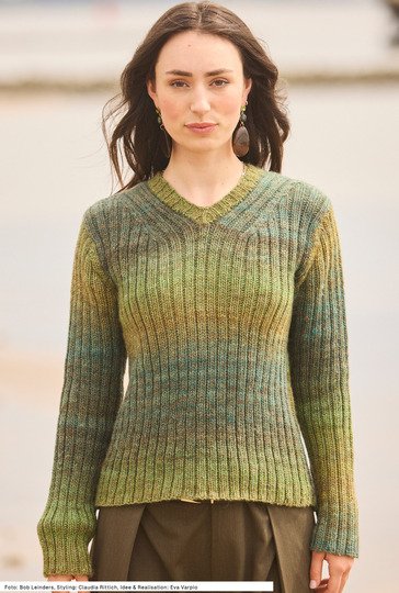 Pullover im Rippenmuster