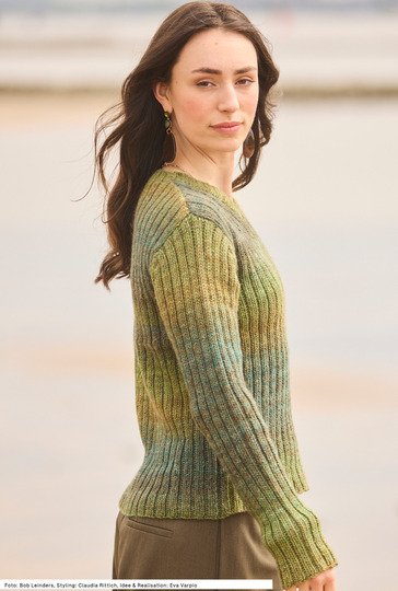 Pullover im Rippenmuster