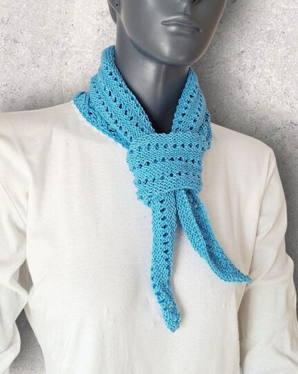 Strickanleitung Mini-Schal, Halstuch, ideal zur Resteverwertung  #387