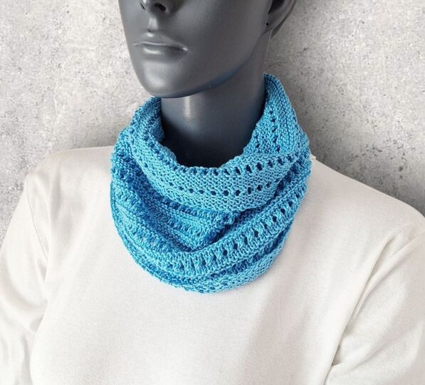 Strickanleitung Mini-Schal, Halstuch, ideal zur Resteverwertung  #387