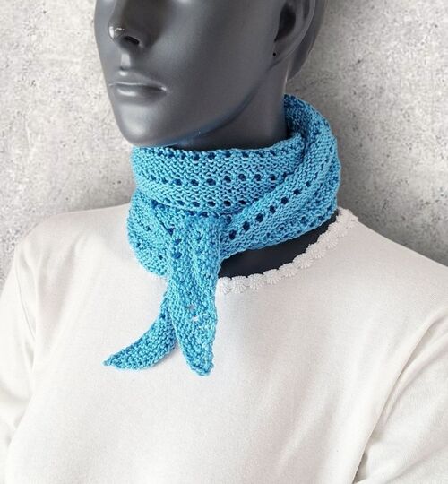 Strickanleitung Mini-Schal, Halstuch, ideal zur Resteverwertung  #387