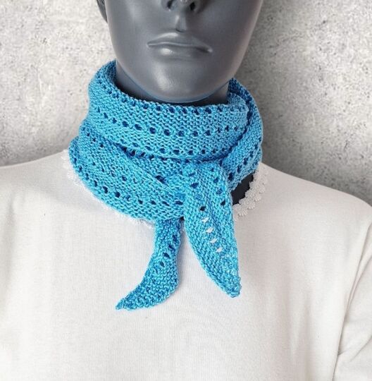Strickanleitung Mini-Schal, Halstuch, ideal zur Resteverwertung  #387