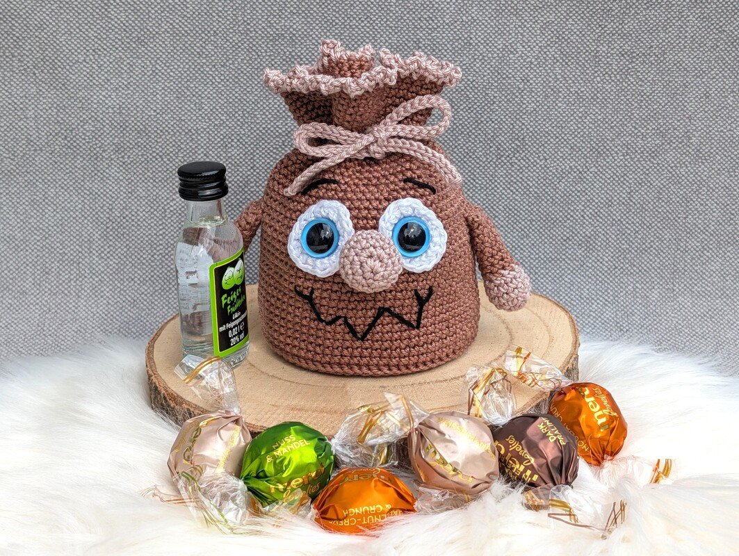 „ALTER SACK“ – Häkelanleitung Geschenksäckchen