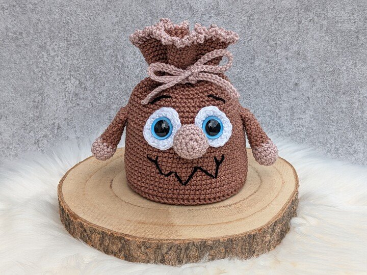 „ALTER SACK“ – Häkelanleitung Geschenksäckchen