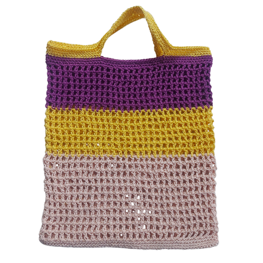 Tasche Gitti - Einkaufsnetz Häkelanleitung