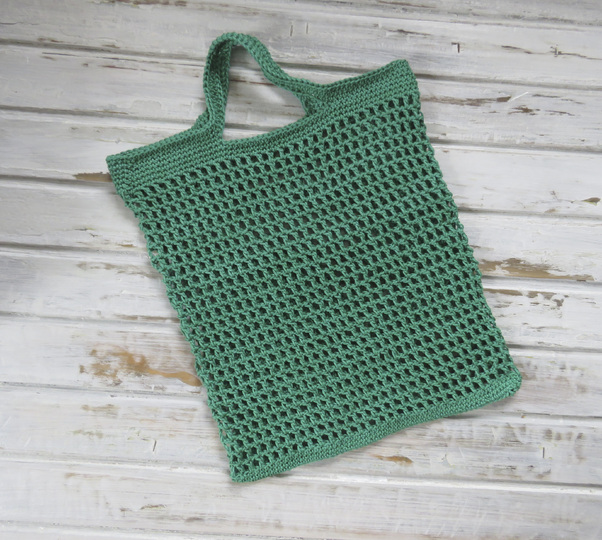 Tasche Gitti - Einkaufsnetz Häkelanleitung
