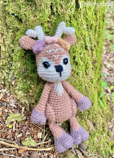 Häkelanleitung Reh „Mila“ | Amigurumi Reh häkeln | Kuscheltier häkeln