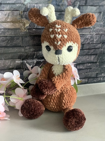 Häkelanleitung Reh „Mila“ | Amigurumi Reh häkeln | Kuscheltier häkeln
