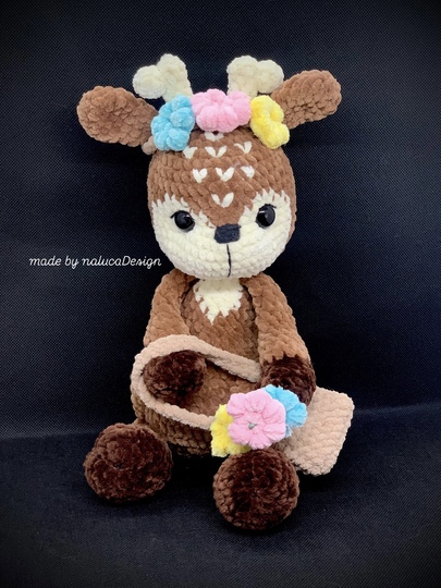 Häkelanleitung Reh „Mila“ | Amigurumi Reh häkeln | Kuscheltier häkeln