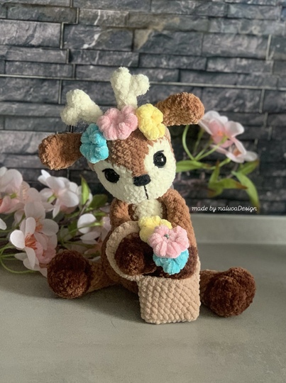 Häkelanleitung Reh „Mila“ | Amigurumi Reh häkeln | Kuscheltier häkeln