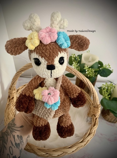 Häkelanleitung Reh „Mila“ | Amigurumi Reh häkeln | Kuscheltier häkeln