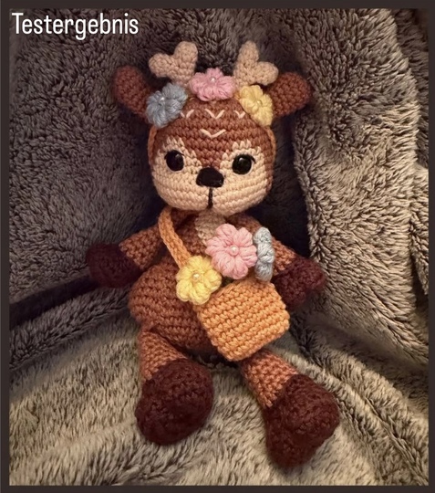 Häkelanleitung Reh „Mila“ | Amigurumi Reh häkeln | Kuscheltier häkeln