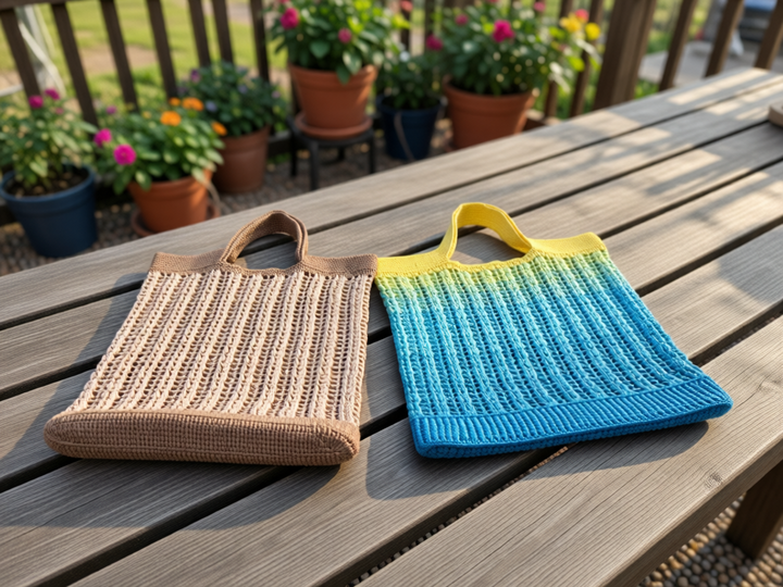 Häkelanleitung Tasche/ Shopper "Teardrops" - 3 Größen