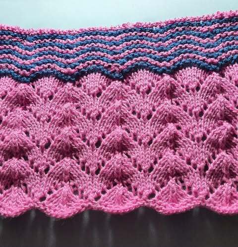 Strickanleitung Schal Gezeiten - Bild 13