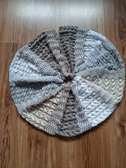 Strickanleitung Schal Gezeiten