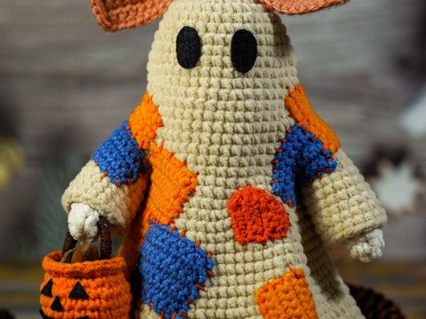 Ghost and BOW crochet pattern PDF