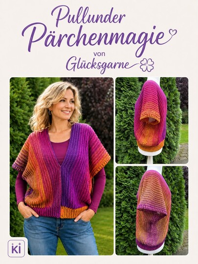 Häkelanleitung Pullunder Pärchenmagie