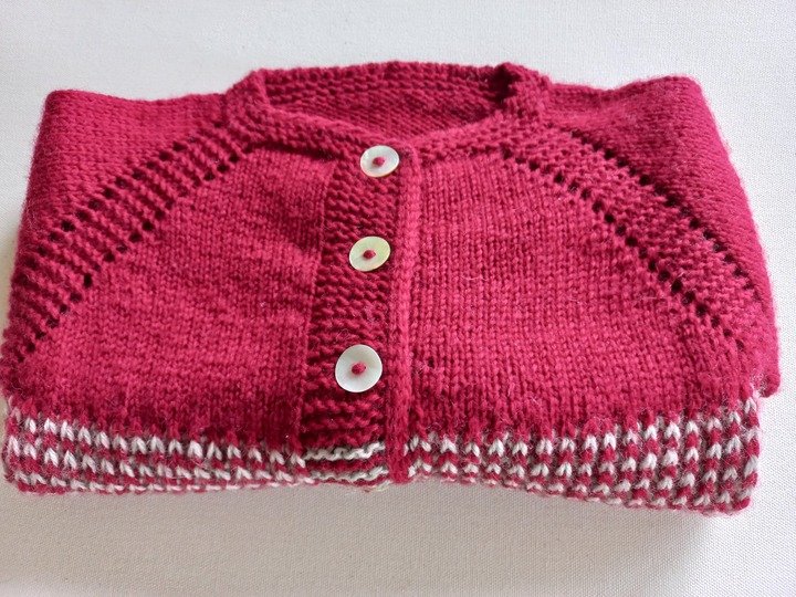 Strickanleitung Baby/Kinderjacke in 7 Größen, 62-140, Schritt für Schritt,