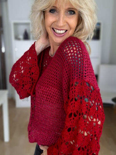 Blom Pulli - Häkelanleitung