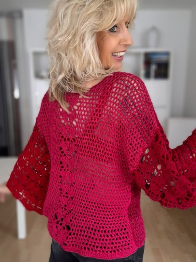 Blom Pulli - Häkelanleitung