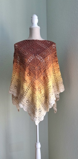 Crochet pattern shawl Alex