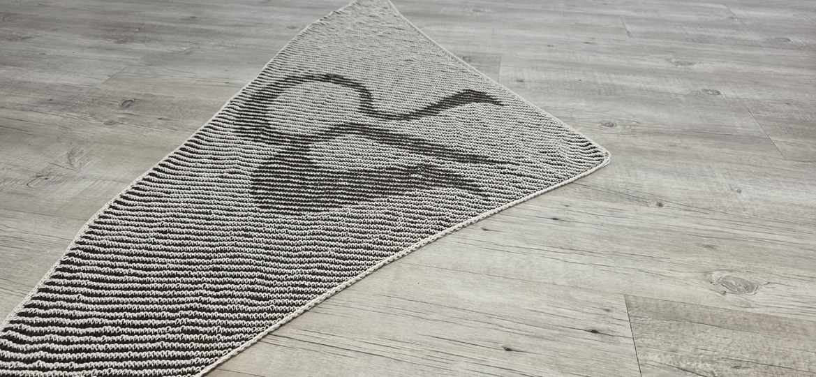 Jungfrau (Sternzeichen), Schattenstricken, Illusionsstricken, Motivtuch