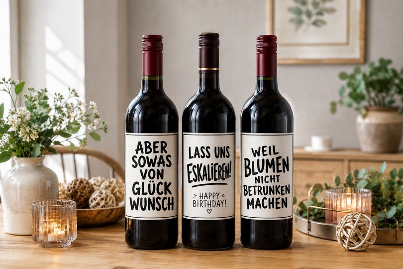 10 Flaschenetiketten Geburtstag PDF