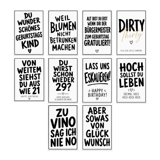 10 Flaschenetiketten Geburtstag PDF