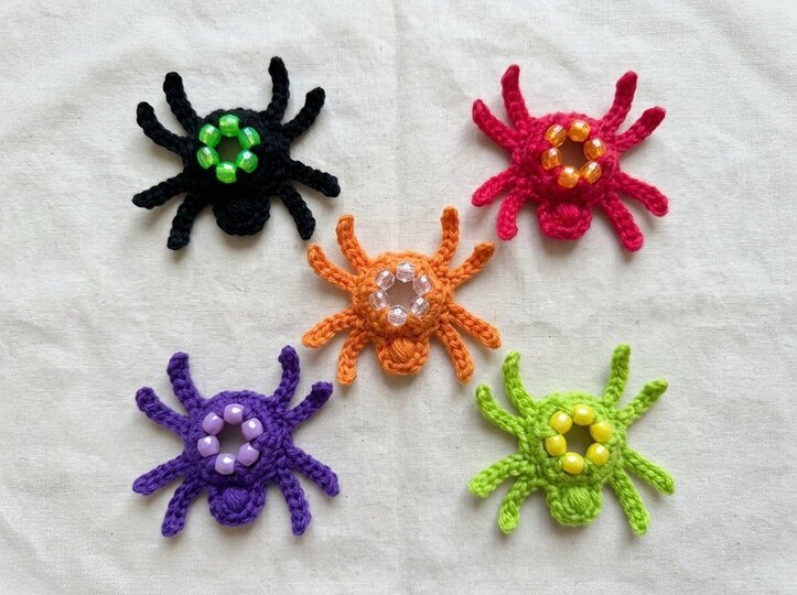 Crochet Pattern Spider with Web, Halloween Decor