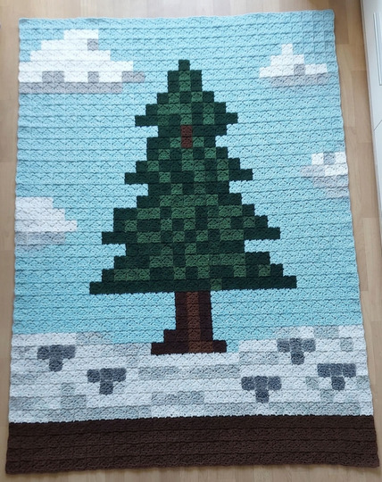 Crochet Pattern: "Squares for Pixel Blankets"
