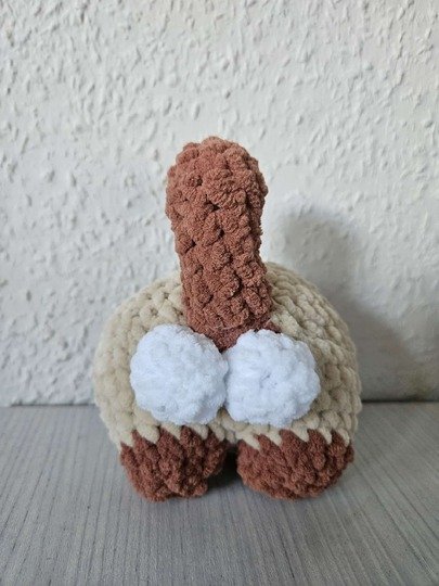 Crochet Pattern Mr. Fluffy Butt – The Cheeky Cat Butt