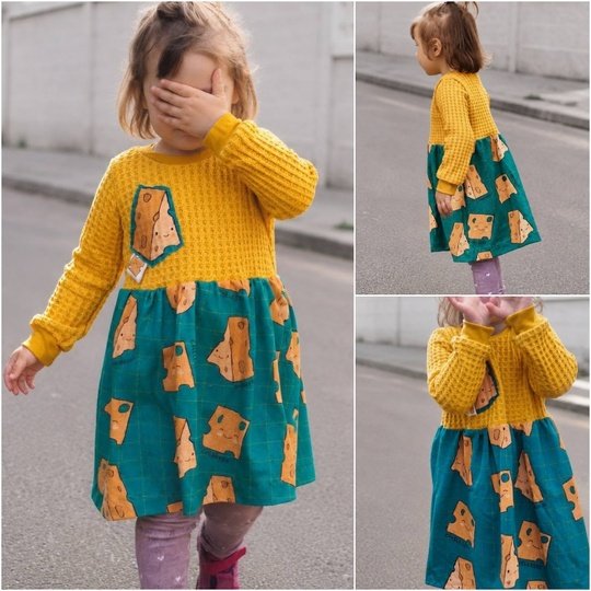 E-Book Schnittmuster CozyMinoo Kleid Gr.74-164