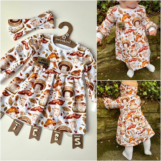 E-Book Schnittmuster CozyMinoo Kleid Gr.74-164