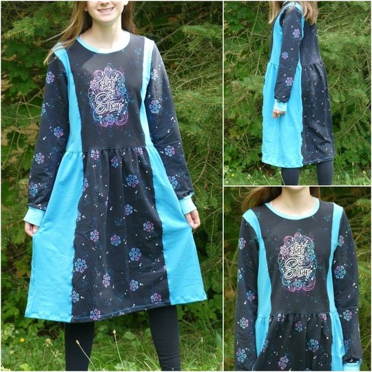 E-Book Schnittmuster CozyMinoo Kleid Gr.74-164