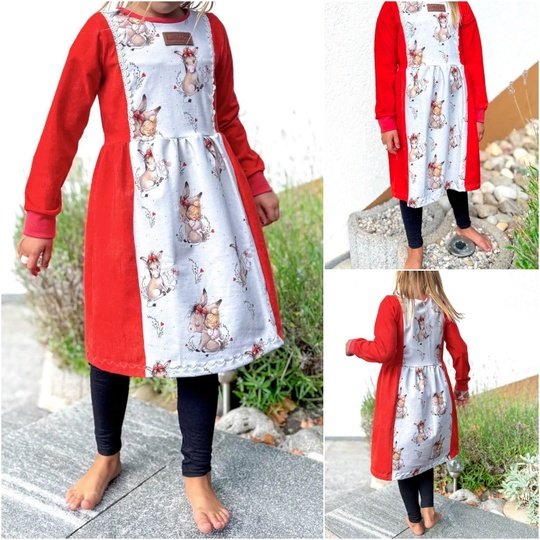 E-Book Schnittmuster CozyMinoo Kleid Gr.74-164