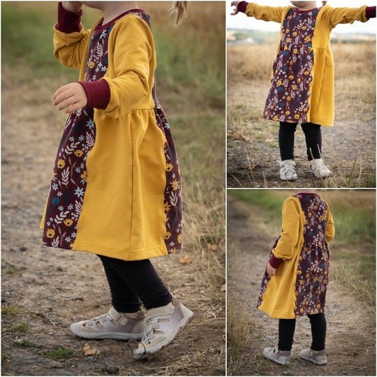 E-Book Schnittmuster CozyMinoo Kleid Gr.74-164