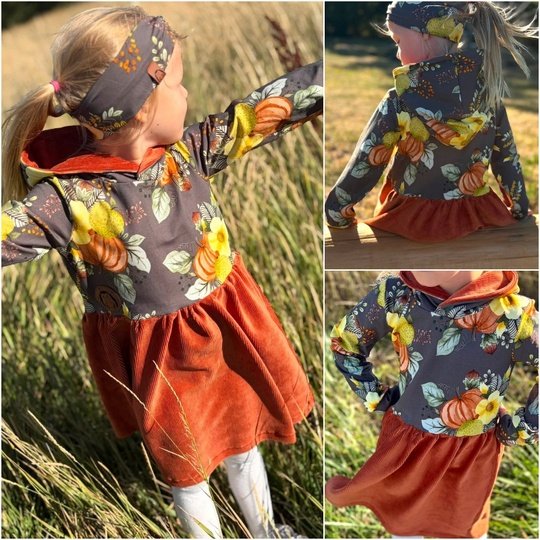 E-Book Schnittmuster CozyMinoo Kleid Gr.74-164