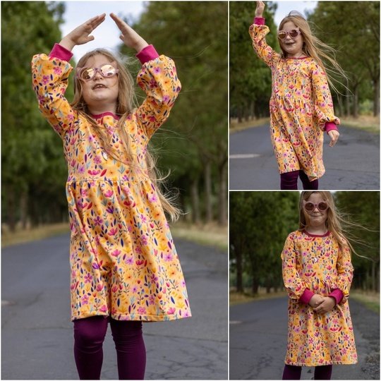 E-Book Schnittmuster CozyMinoo Kleid Gr.74-164