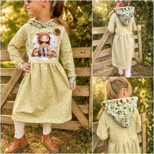 E-Book Schnittmuster CozyMinoo Kleid Gr.74-164