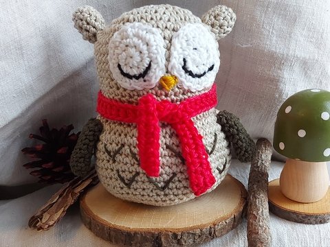 Eule Häkelanleitung Amigurumi häkeln
