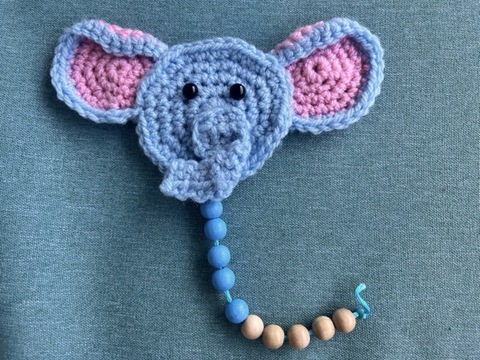 Häkelanleitung Rechenkette Elefant