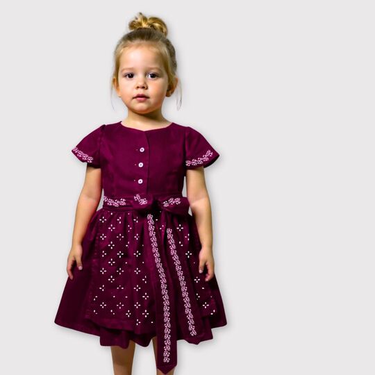 Schnittmuster Kinderdirndl Heidi Gr. 80-140
