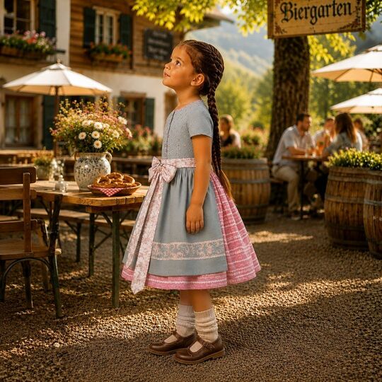 Schnittmuster Kinderdirndl Heidi Gr. 80-140