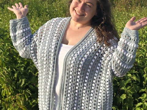 Häkelanleitung Jacke Alva