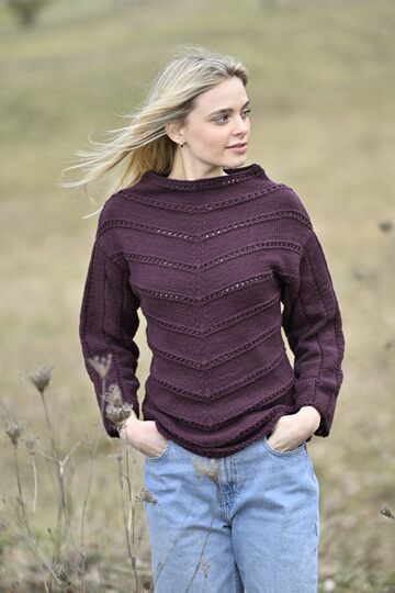 Pullover mit Ajourstreifen (9601365_12)