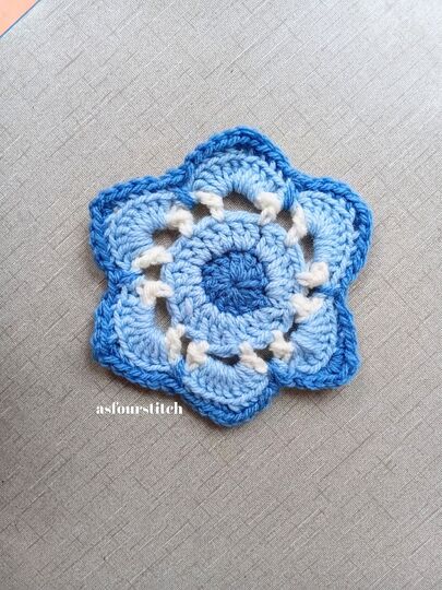 Crochet Coaster Pattern PDF and Video Tutorial, US Terminology