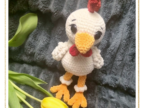 Häkelanleitung Huhn Mareike