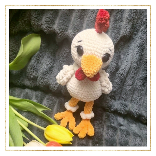 Häkelanleitung Huhn Mareike