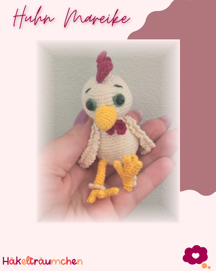 Häkelanleitung Huhn Mareike